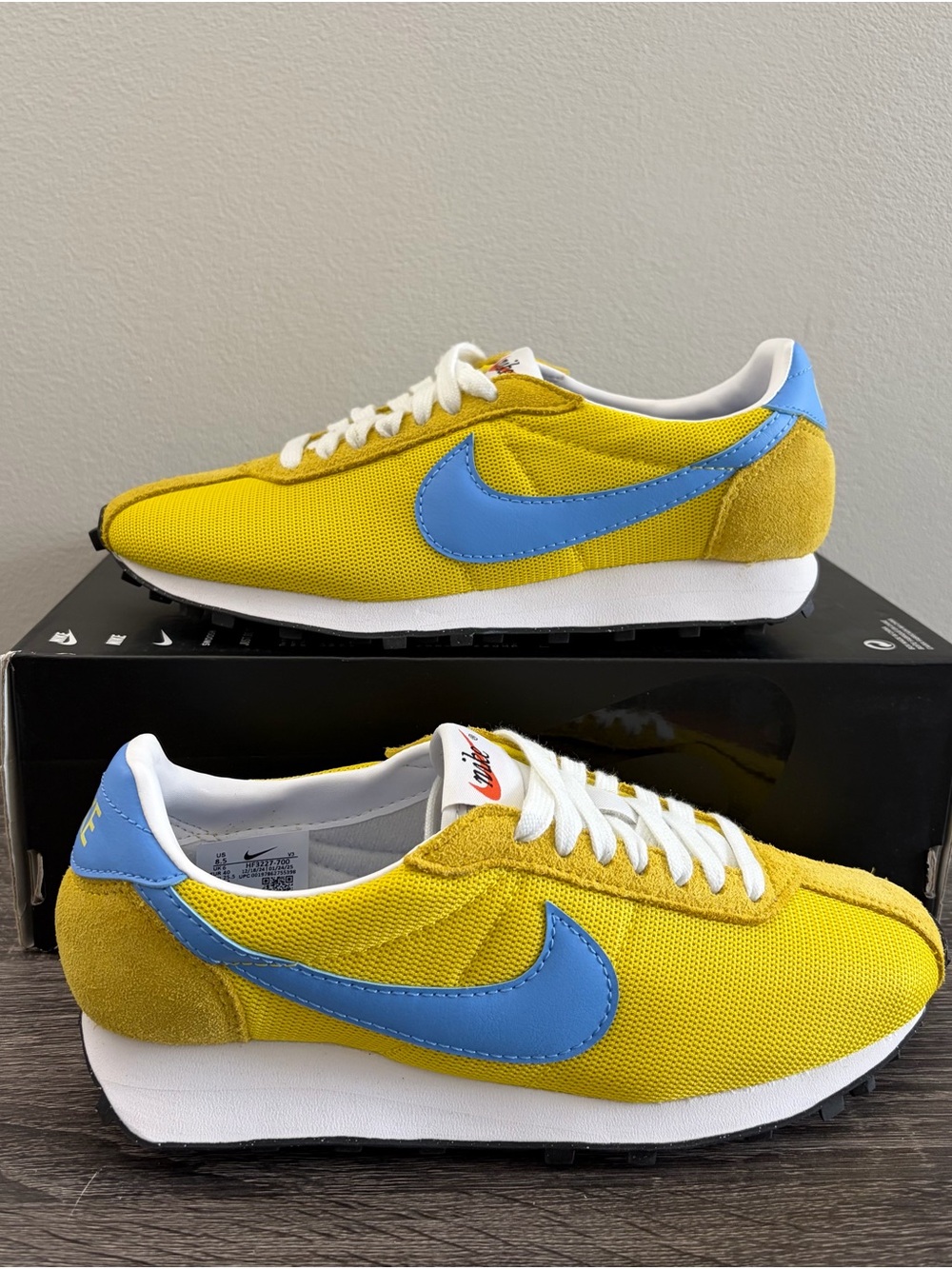 Women's Size 8.5 Nike LD-1000 Sneaker HF3227 700 Nylon Yellow Blue